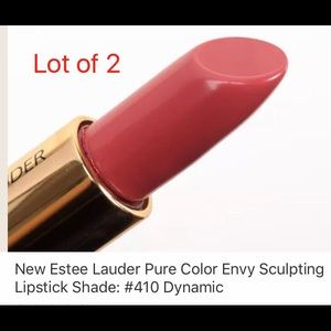 2 Estee Lauder Pure Color Lipstick Dynamic 410